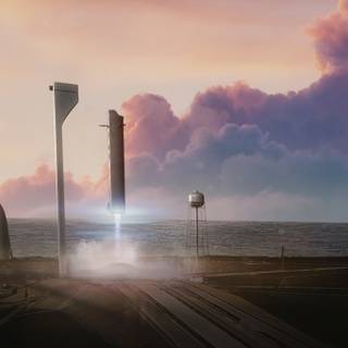 SpaceX Mars wallpaper