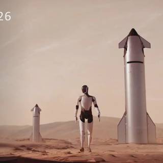 SpaceX Mars wallpaper