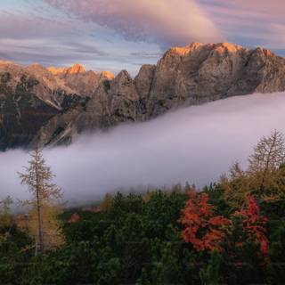 Autumn mountain HD wallpaper