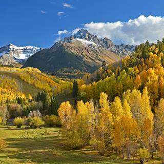 Autumn mountain HD wallpaper