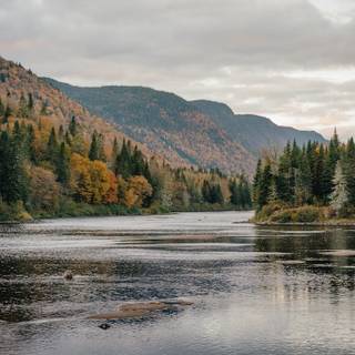 Autumn mountain HD wallpaper