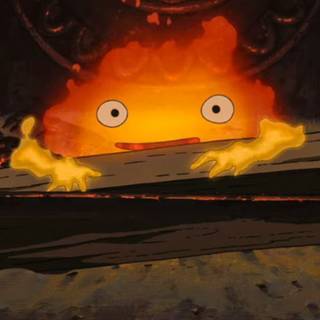 Calcifer 4k wallpaper