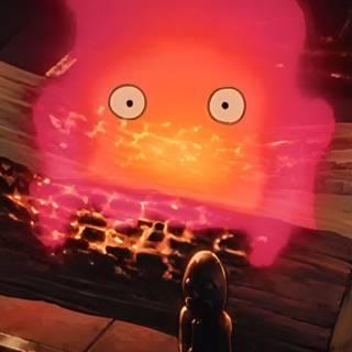 Calcifer 4k wallpaper