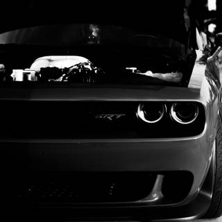 Mustang black 4k wallpaper