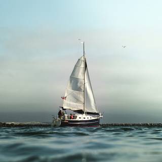 Sailboat 4k wallpaper