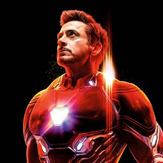 Dark Iron Man 4k wallpaper