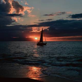 Sailboat 4k wallpaper