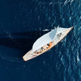 Ship at sea wallpaper