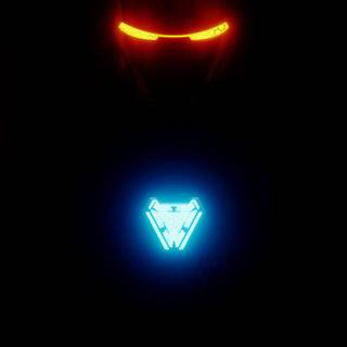Iron Man logo phone wallpaper