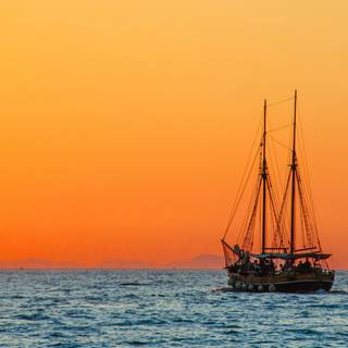 Sailboat 4k wallpaper