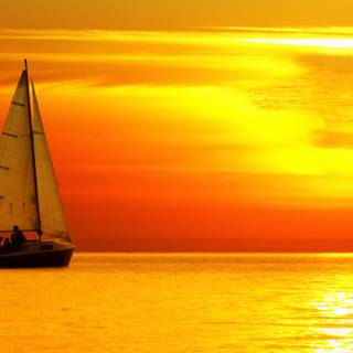 Sailboat 4k wallpaper