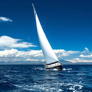 Sailboat 4k wallpaper