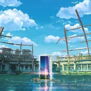 Anime summer scenes wallpaper