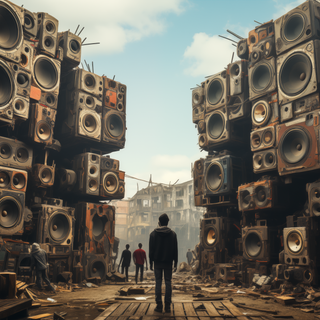 Speakers 4k wallpaper