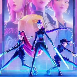 K-Pop Demon Hunters iPhone wallpaper