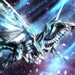 White dragon 4k wallpaper