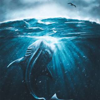 Whale shark iPhone wallpaper