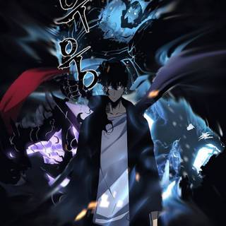 Solo Leveling dark phone wallpaper