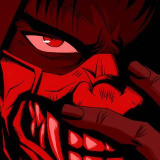 Oni Mask phone wallpaper