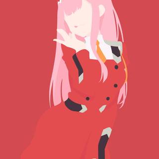 Minimalist phone anime wallpaper