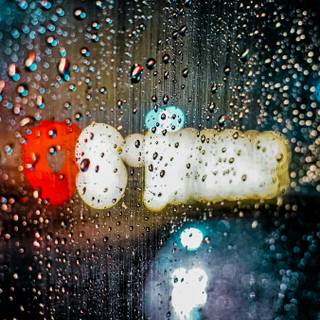 iPhone rain drop wallpaper