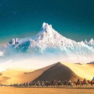 Sahara iPhone wallpaper