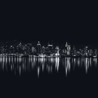 All black desktop wallpaper