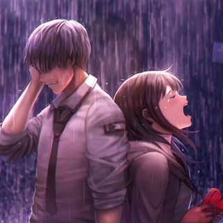 Anime sad desktop wallpaper