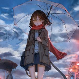 Anime sad desktop wallpaper