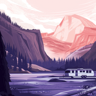 Minimalist nature desktop wallpaper