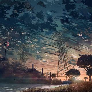 Dark aesthetic anime desktop wallpaper