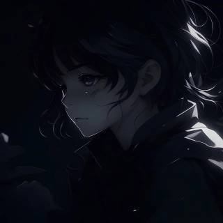 Dark aesthetic anime desktop wallpaper