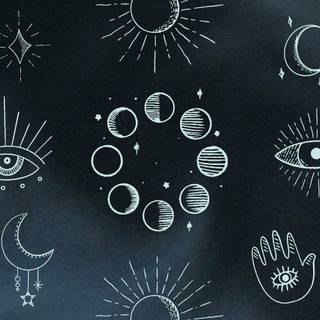 Witch aesthetic desktop wallpaper