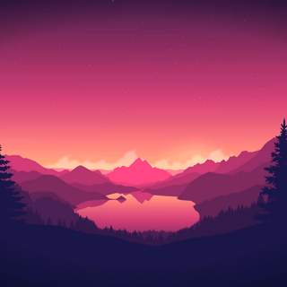 Minimalist nature desktop wallpaper