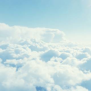 Cloud aesthetic desktop wallpaper