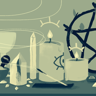 Witch aesthetic desktop wallpaper