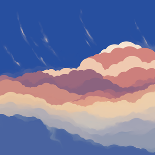 Cloud aesthetic desktop wallpaper