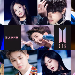 BTS and Blackpink desktop wallpaper