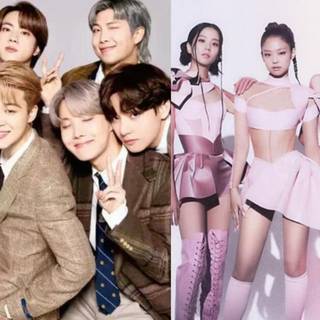 BTS and Blackpink desktop wallpaper