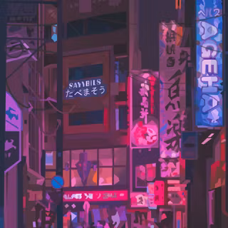 Anime neon mobile wallpaper