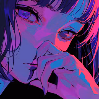 Neon anime PC wallpaper