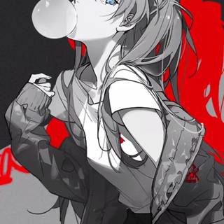 Anime neon mobile wallpaper