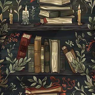 Dark academia mobile wallpaper