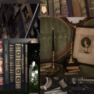 Dark academia mobile wallpaper