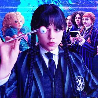 Wednesday Season 2 wallpaper