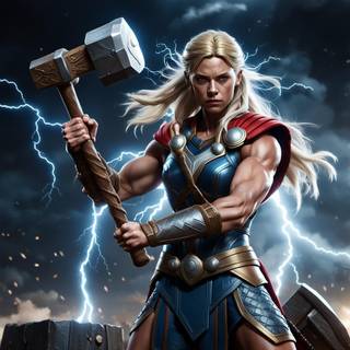 Sledgehammer girl wallpaper