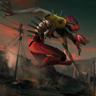 Evangelion 4k wallpaper