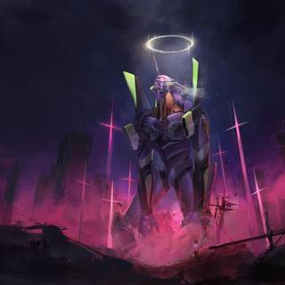 Evangelion 4k wallpaper