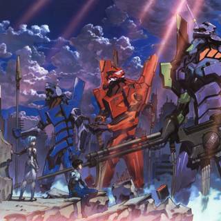Evangelion 4k wallpaper