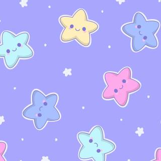Kawaii stars wallpaper